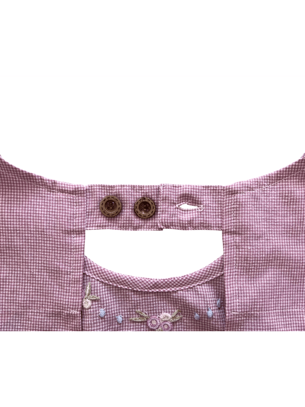 ネックレス刺繍エプロン
