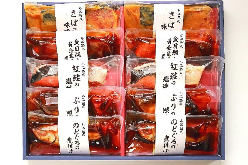 鳥取　「山陰大松」　氷温熟成　煮魚・焼き魚セット（10切）