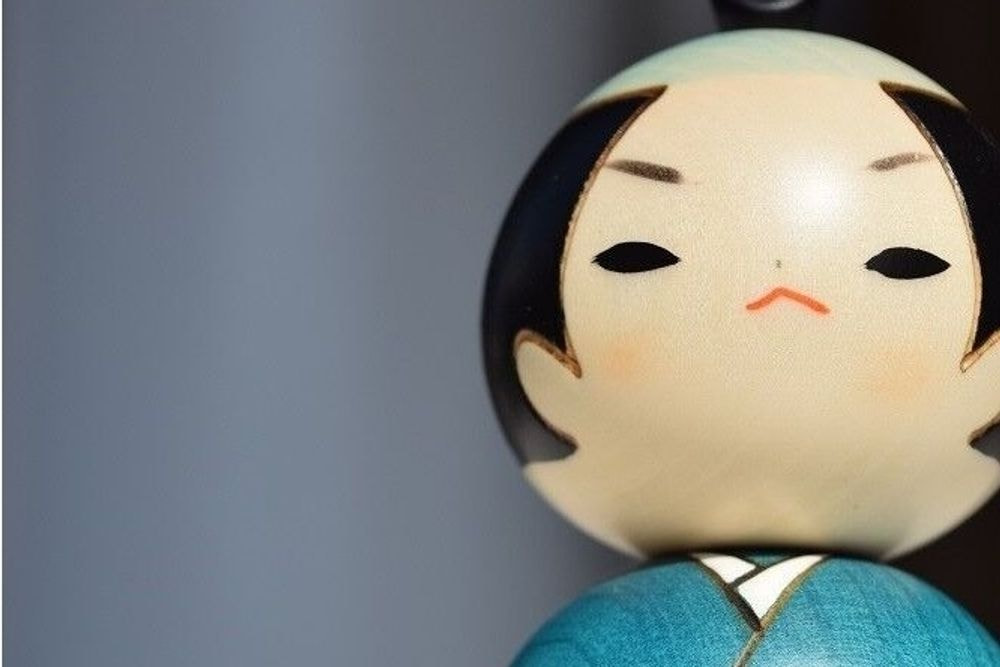 【卯三郎こけし】 侍