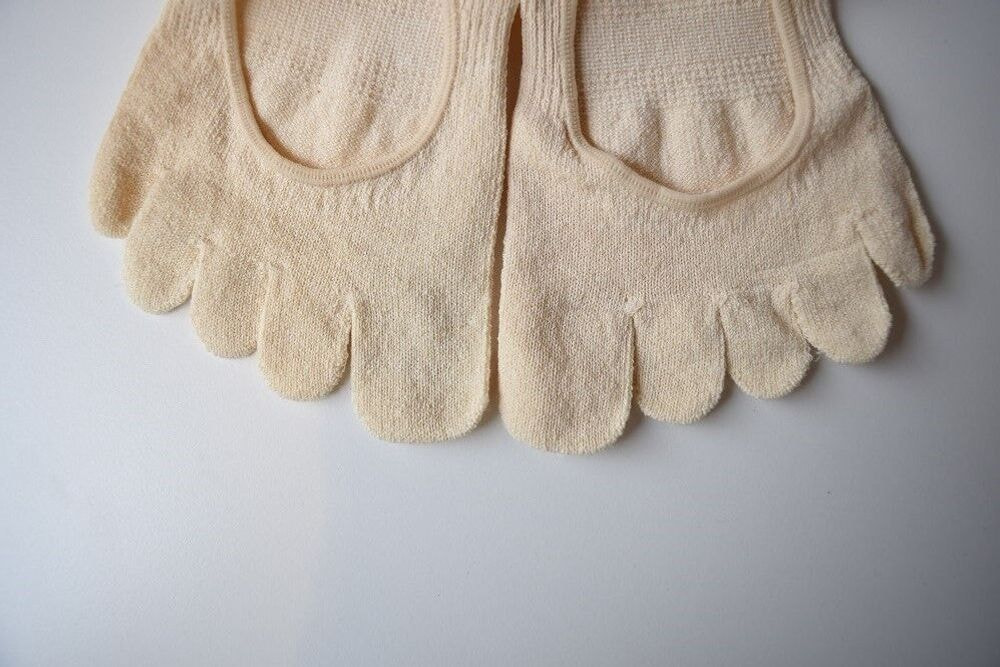 【TUTUMU】和紙五本指短々靴下