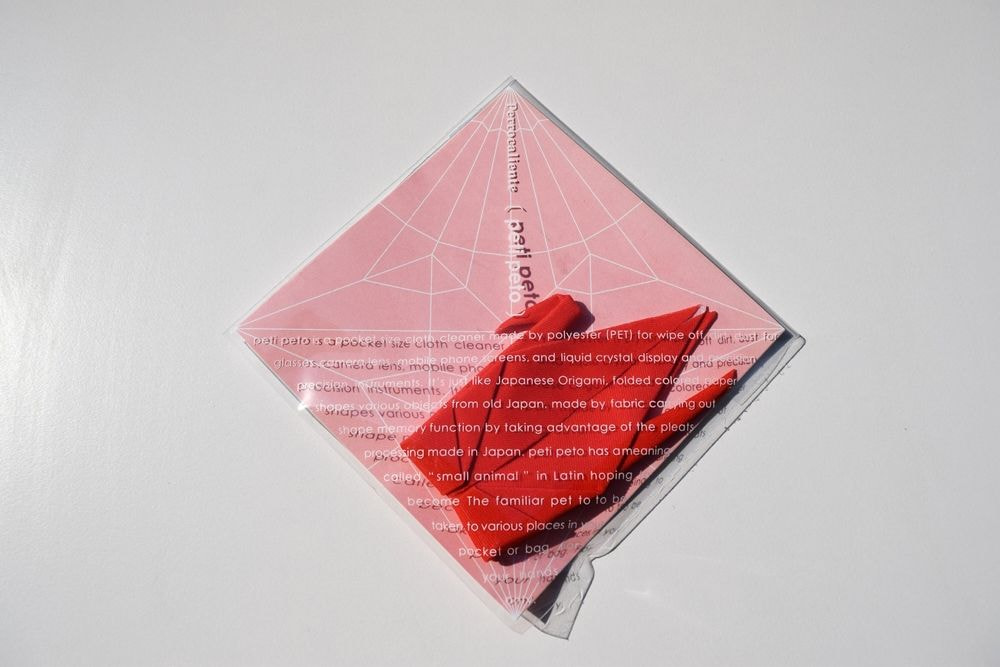 【PETI PETO】メガネ拭き　鶴