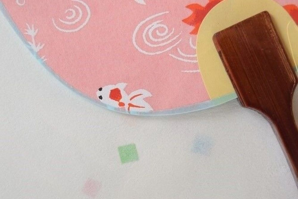 友禅豆団扇（封筒付き）