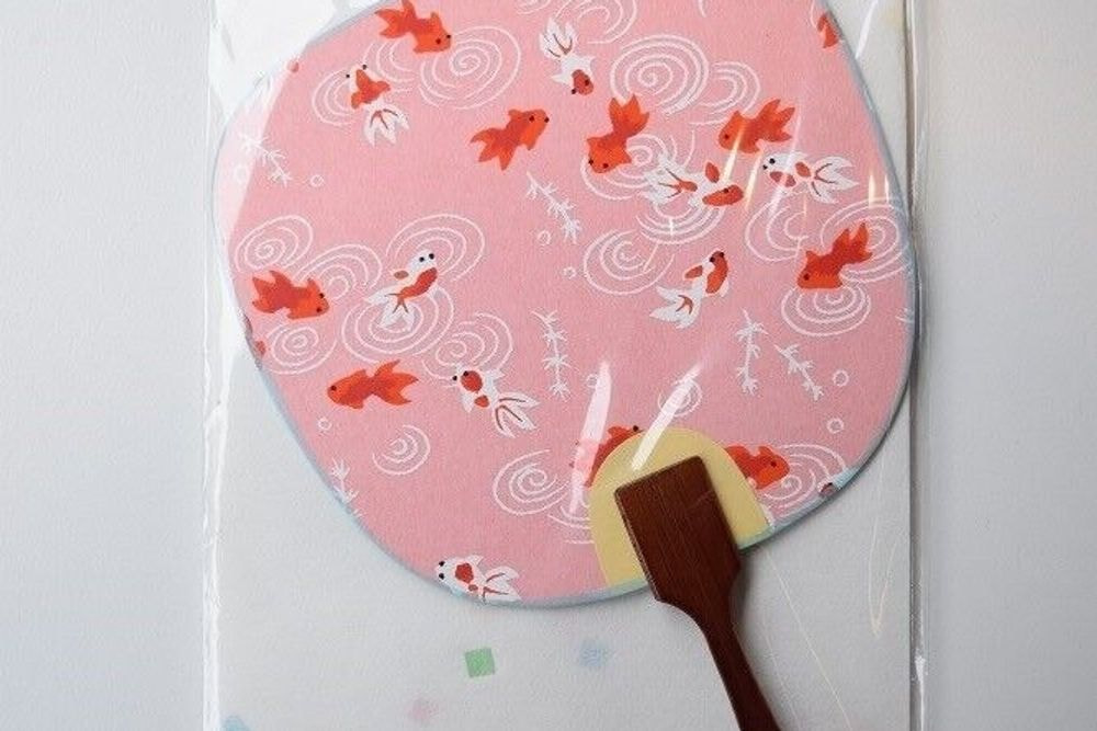 友禅豆団扇（封筒付き）