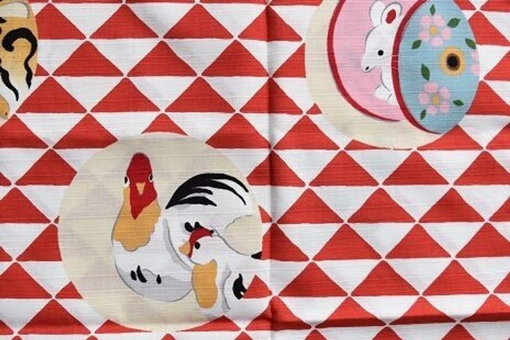 十二支風呂敷 赤