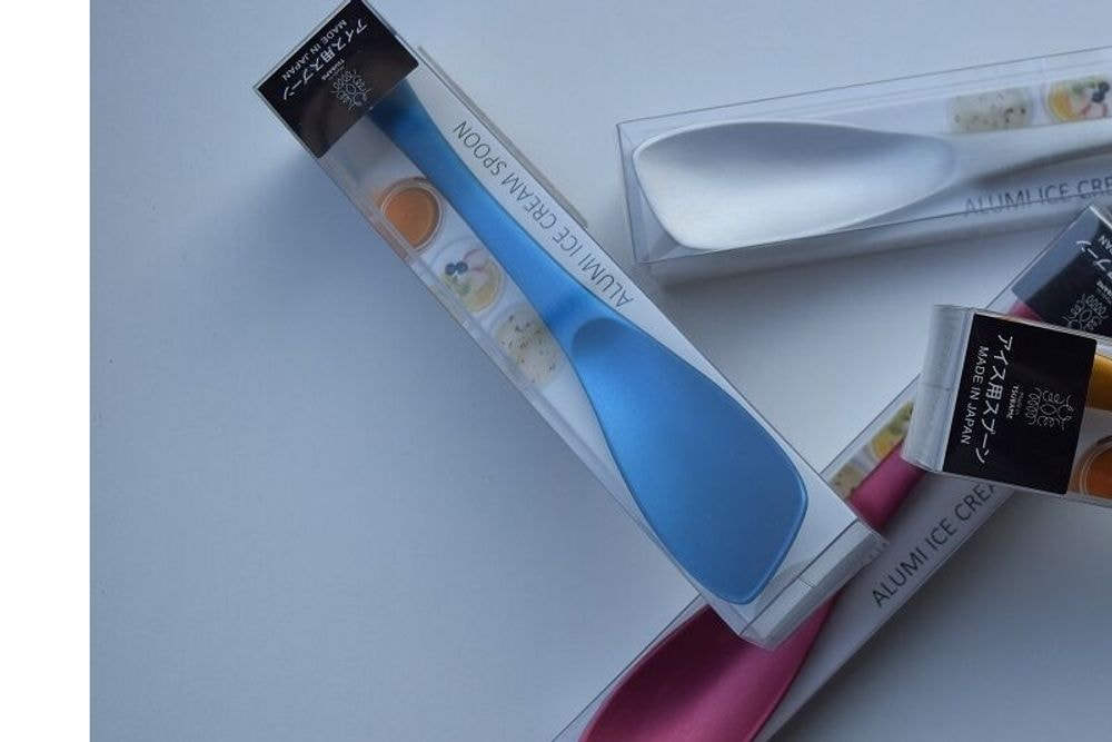 アイスクリームスプーン　ブルー