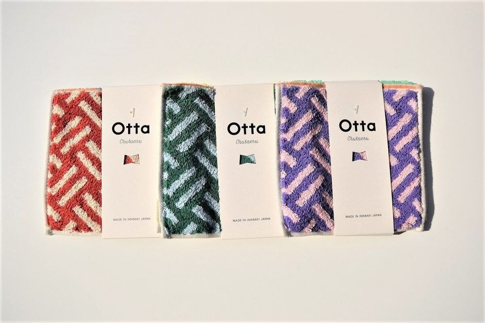 OTTA KNIT柄　グリーン